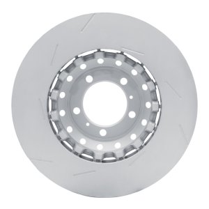 Porsche Panamera Brake Rotor (1) - Left Front - R1 Concepts - Slotted Carbon Alloy GeoMET - `10-`16